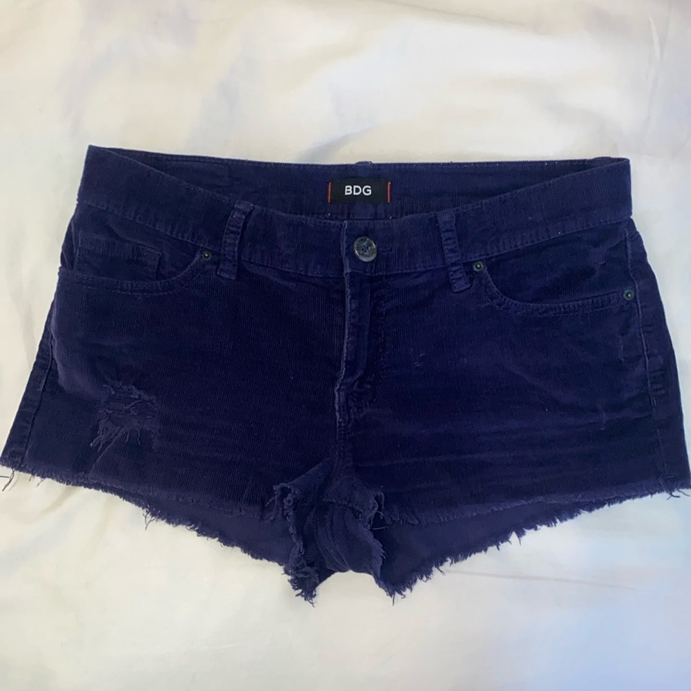 BDG Low Rise Corduroy Cut Off Shorts